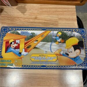Disney Monorail Track Set with Blue and Yellow Design monorail track new open